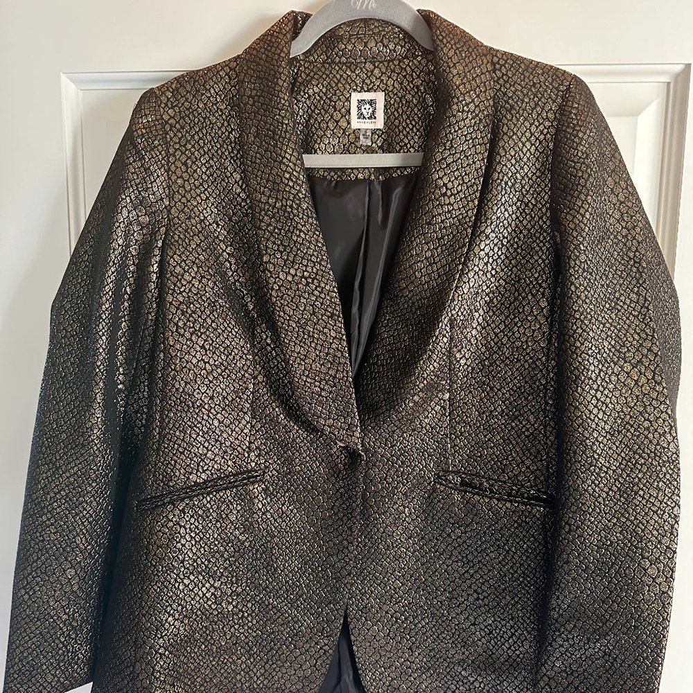 Metallic Jacket | Snake Print